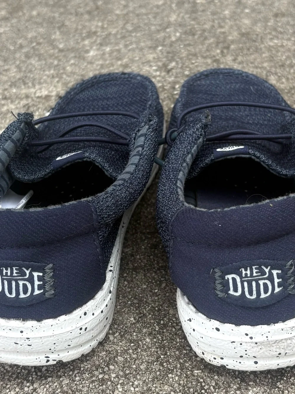 ***Youth***Hey Dude Wally Stretch Mesh Sox Navy